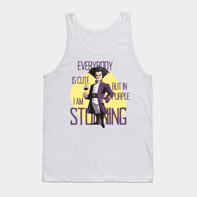 Everybody is cute but in purple I am stunning - B5 Sci-Fi Tank Top by Fenay-Designs